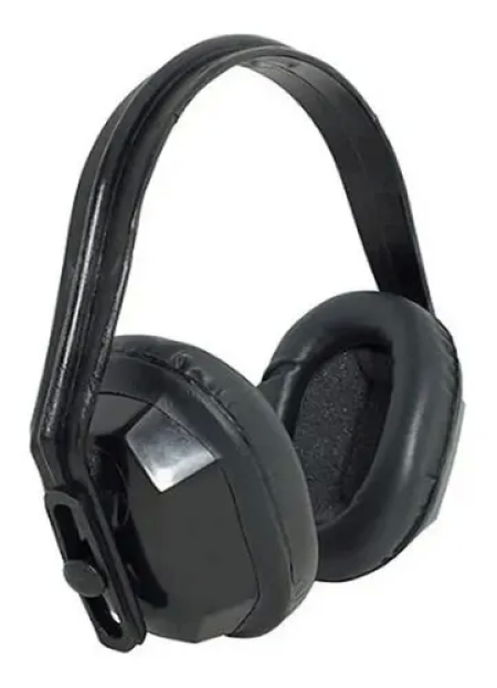 Protetor Auditivo tipo concha 14 DB preto plastcor