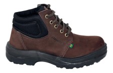 Coturno de segurança PS137 ACI Nobuck Café Ecosafety