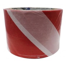 Fita zebrada vermelho e branca 200 mts