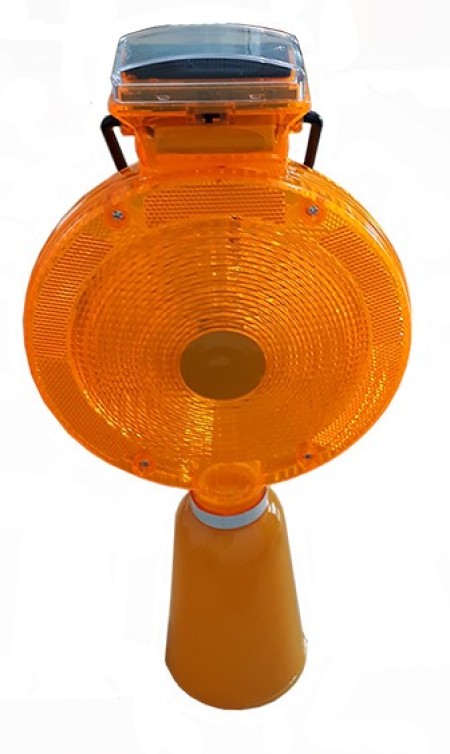 Sinalizador Eletrônico solar viário para cones